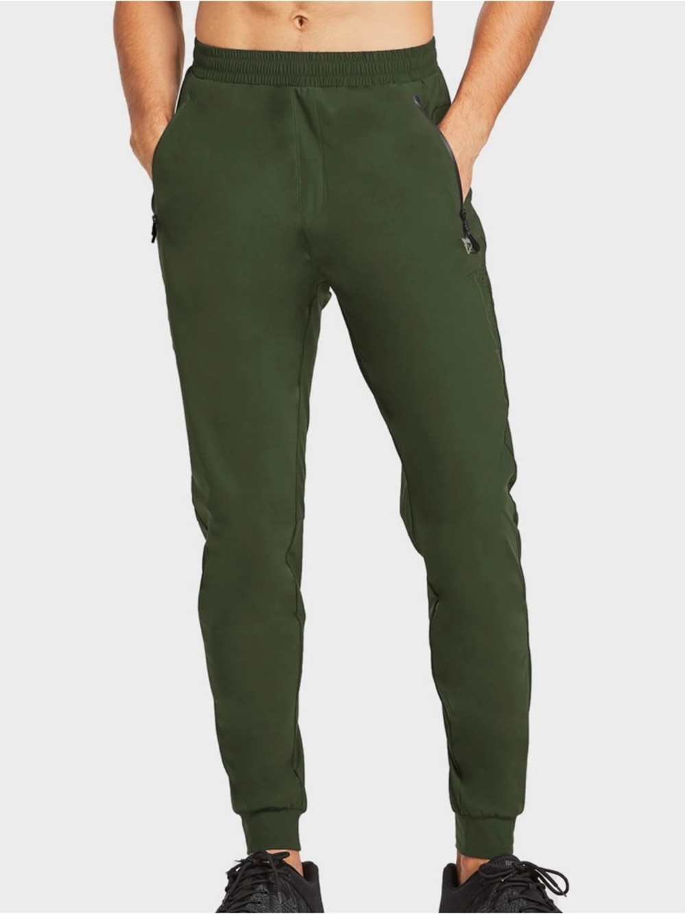 Baleaf Army Green Lightweight Jogger Running Pants Mens Size Large